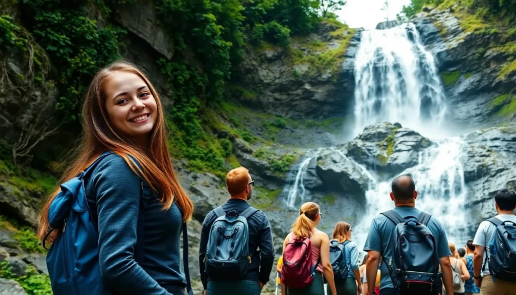 what happens if you fall into follheur waterfall